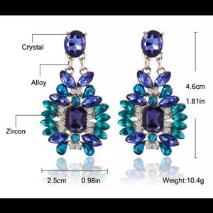 CHANDELIER SILVER STATEMENT EARRINGS